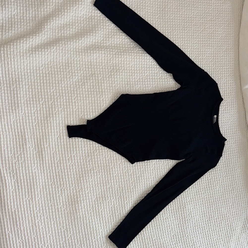Black Long Sleeve Bodysuit